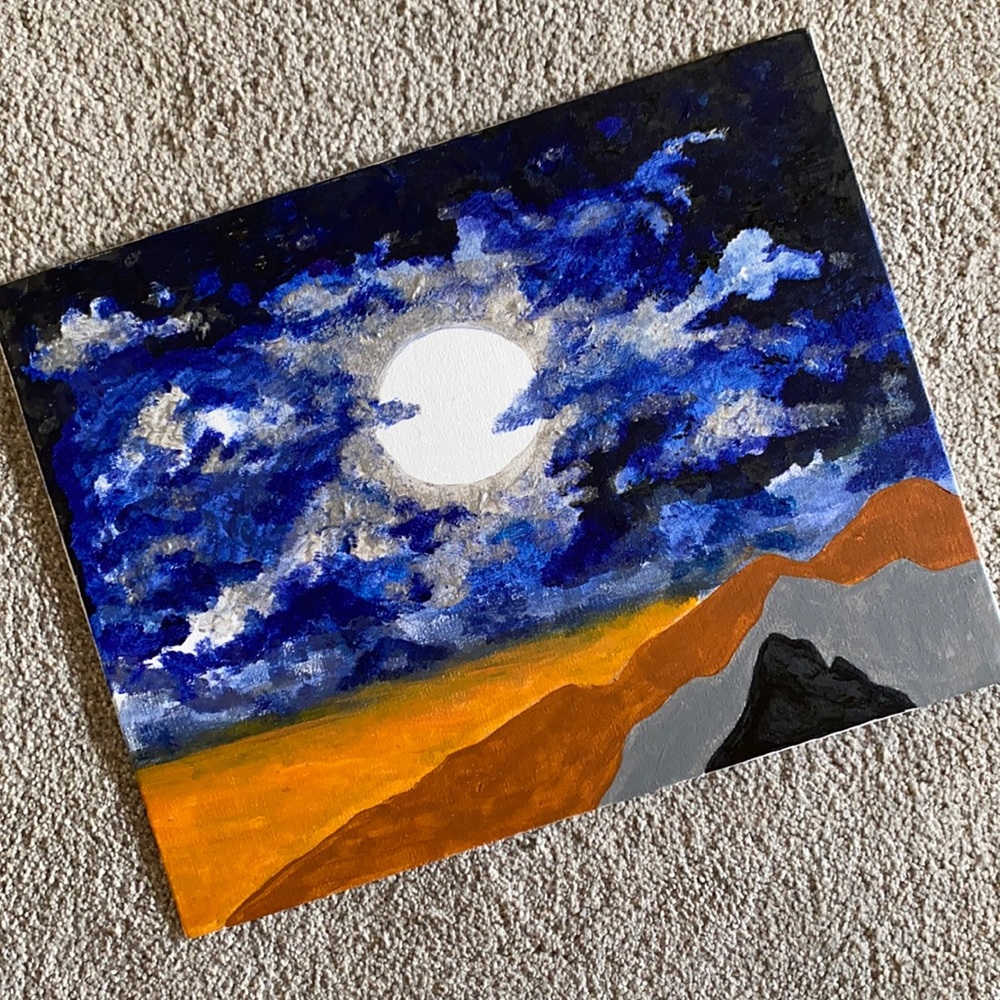 Moon painting
